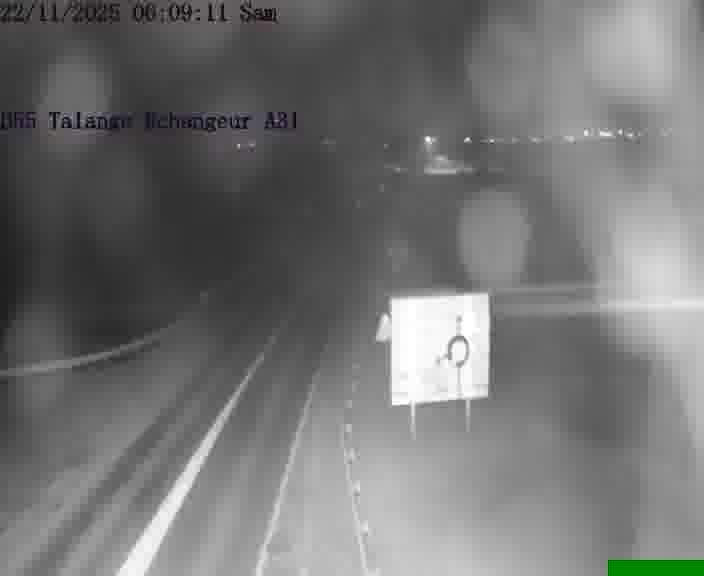 <h2>Webcam sur la D55 à Talange au niveau du pont surplombant l'A31 (sens droite-gauche vers Luxembourg). Vue orientée vers Ay-sur-Moselle.</h2>