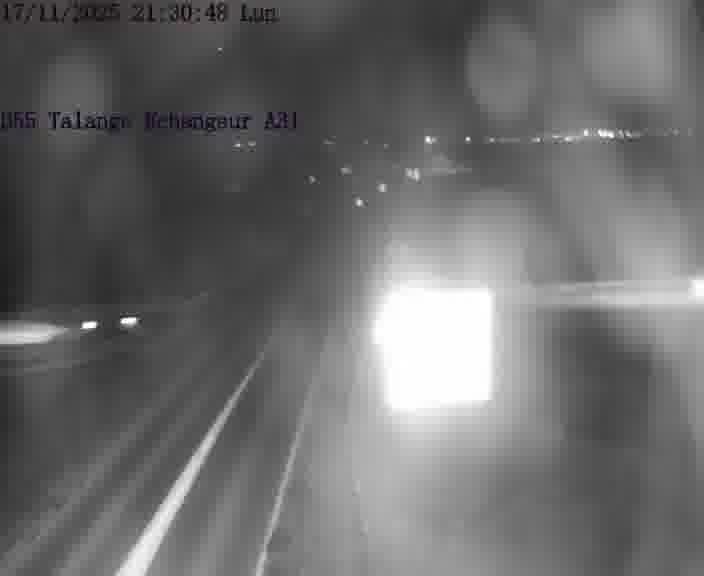 <h2>Webcam sur la D55 à Talange au niveau du pont surplombant l'A31 (sens droite-gauche vers Luxembourg). Vue orientée vers Ay-sur-Moselle.</h2>
