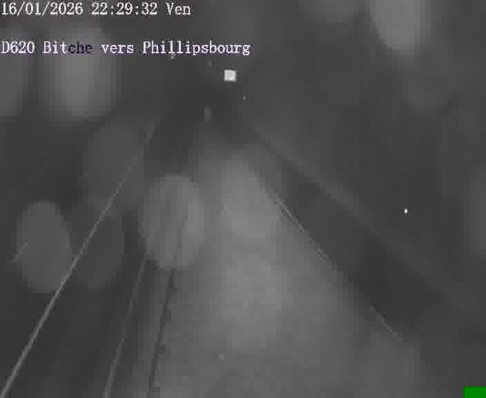 <h2>Webcam sur la D620, sur le contournement de Bitche. Vue orientée vers Philippsbourg</h2>