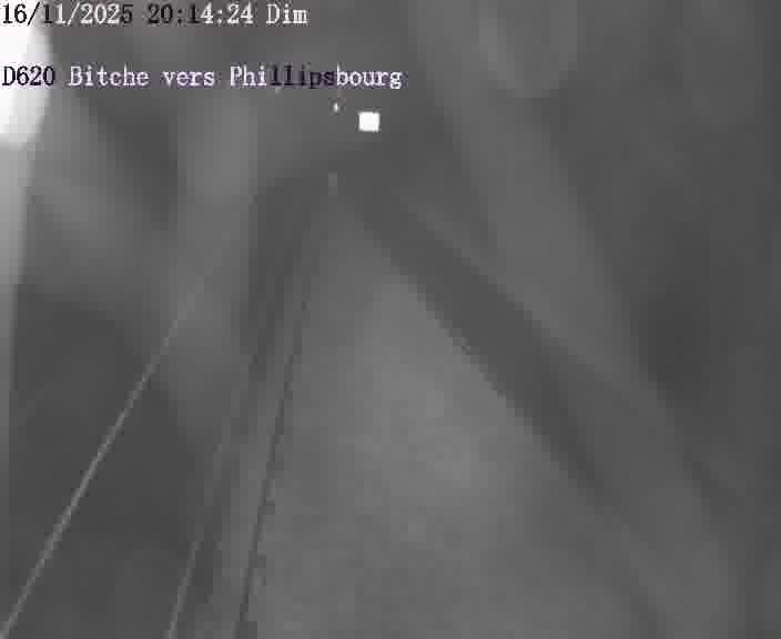 <h2>Webcam sur la D620, sur le contournement de Bitche. Vue orientée vers Philippsbourg</h2>