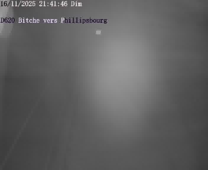 <h2>Webcam sur la D620, sur le contournement de Bitche. Vue orientée vers Philippsbourg</h2>