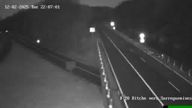 <h2>Webcam sur la D620, sur le contournement de Bitche. Vue orientée vers Sarreguemines</h2>
