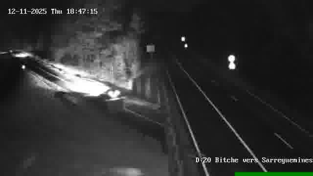 <h2>Webcam sur la D620, sur le contournement de Bitche. Vue orientée vers Sarreguemines</h2>