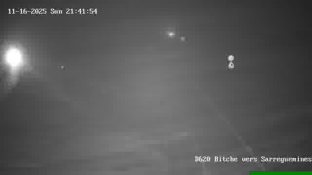 <h2>Webcam sur la D620, sur le contournement de Bitche. Vue orientée vers Sarreguemines</h2>