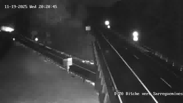 <h2>Webcam sur la D620, sur le contournement de Bitche. Vue orientée vers Sarreguemines</h2>