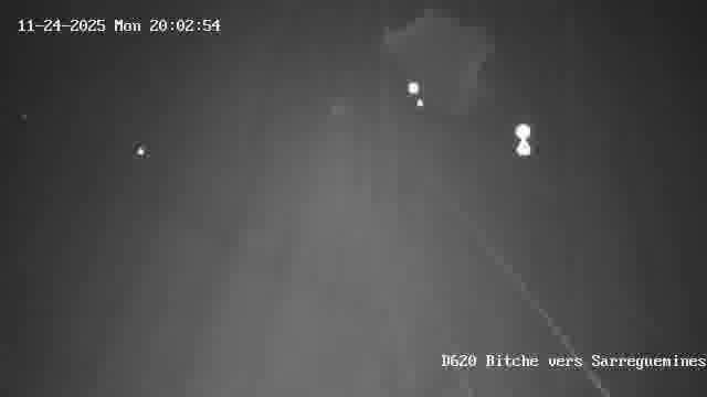 <h2>Webcam sur la D620, sur le contournement de Bitche. Vue orientée vers Sarreguemines</h2>