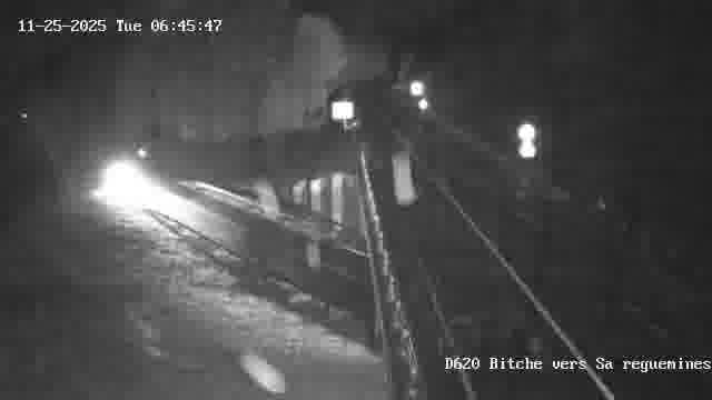 <h2>Webcam sur la D620, sur le contournement de Bitche. Vue orientée vers Sarreguemines</h2>