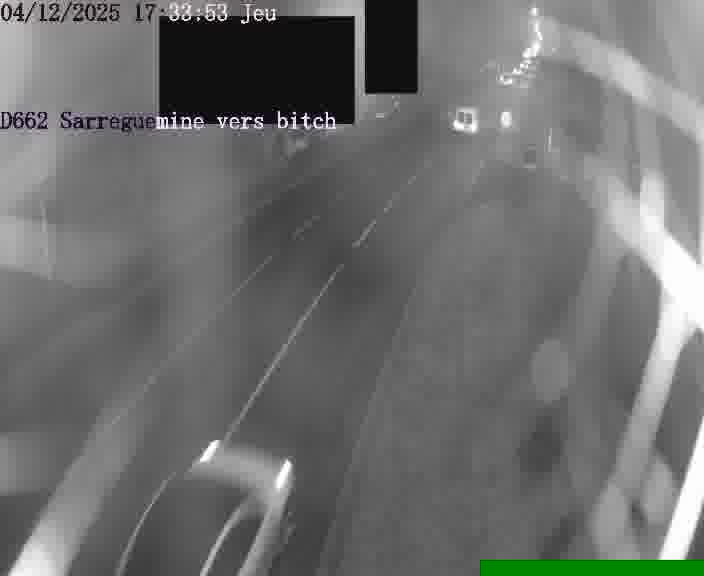 <h2>Dispositif d’observation sur D662 (France) à Sarreguemines, en direction de Bitche, offrant une visualisation fiable des conditions de circulation.</h2>