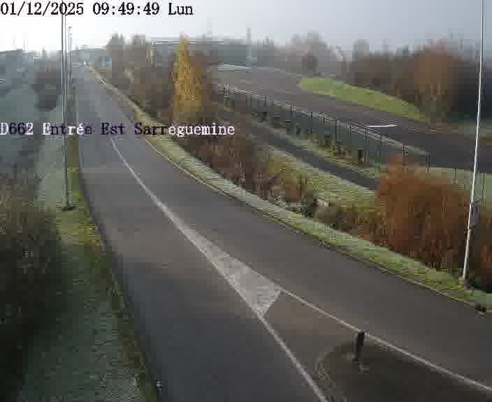 <h2>Point de vue trafic déployé sur D662 (France) à Sarreguemines, regardant vers Sarreguemines, aidant conducteurs et services à anticiper les flux.</h2>