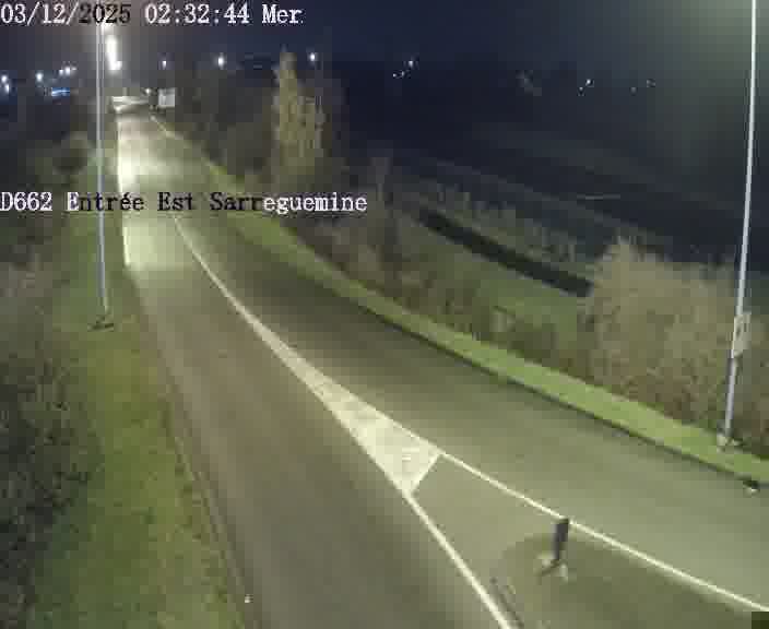<h2>Point de vue trafic déployé sur D662 (France) à Sarreguemines, regardant vers Sarreguemines, aidant conducteurs et services à anticiper les flux.</h2>
