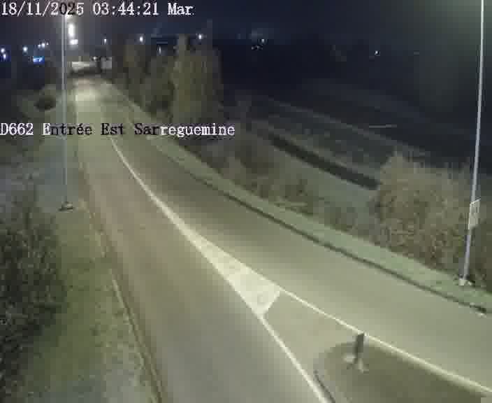 <h2>Point de vue trafic déployé sur D662 (France) à Sarreguemines, regardant vers Sarreguemines, aidant conducteurs et services à anticiper les flux.</h2>