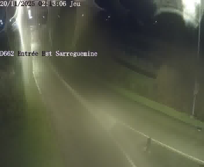 <h2>Point de vue trafic déployé sur D662 (France) à Sarreguemines, regardant vers Sarreguemines, aidant conducteurs et services à anticiper les flux.</h2>