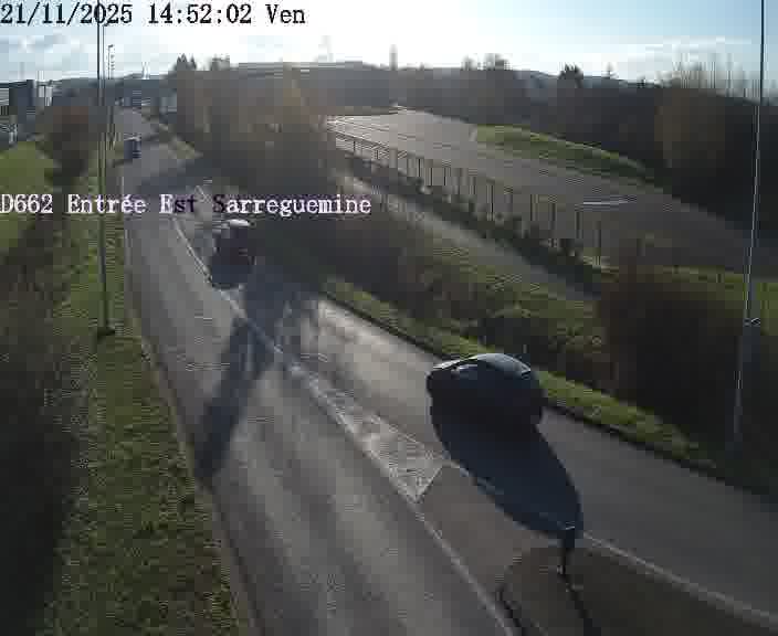 <h2>Point de vue trafic déployé sur D662 (France) à Sarreguemines, regardant vers Sarreguemines, aidant conducteurs et services à anticiper les flux.</h2>