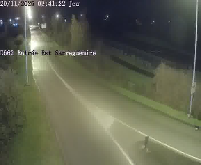 <h2>Point de vue trafic déployé sur D662 (France) à Sarreguemines, regardant vers Sarreguemines, aidant conducteurs et services à anticiper les flux.</h2>