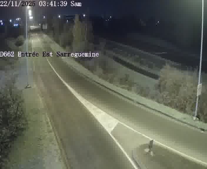<h2>Point de vue trafic déployé sur D662 (France) à Sarreguemines, regardant vers Sarreguemines, aidant conducteurs et services à anticiper les flux.</h2>