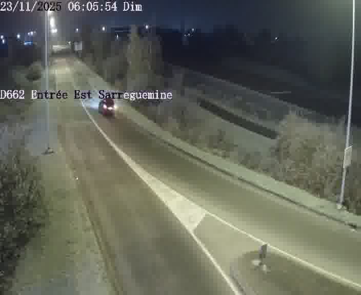<h2>Point de vue trafic déployé sur D662 (France) à Sarreguemines, regardant vers Sarreguemines, aidant conducteurs et services à anticiper les flux.</h2>