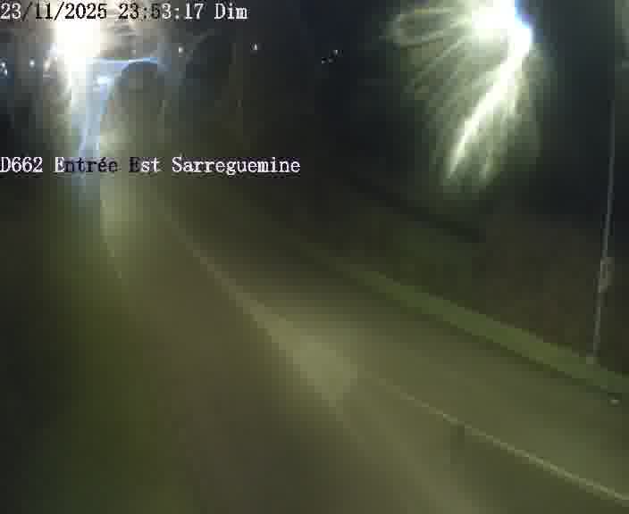 <h2>Point de vue trafic déployé sur D662 (France) à Sarreguemines, regardant vers Sarreguemines, aidant conducteurs et services à anticiper les flux.</h2>