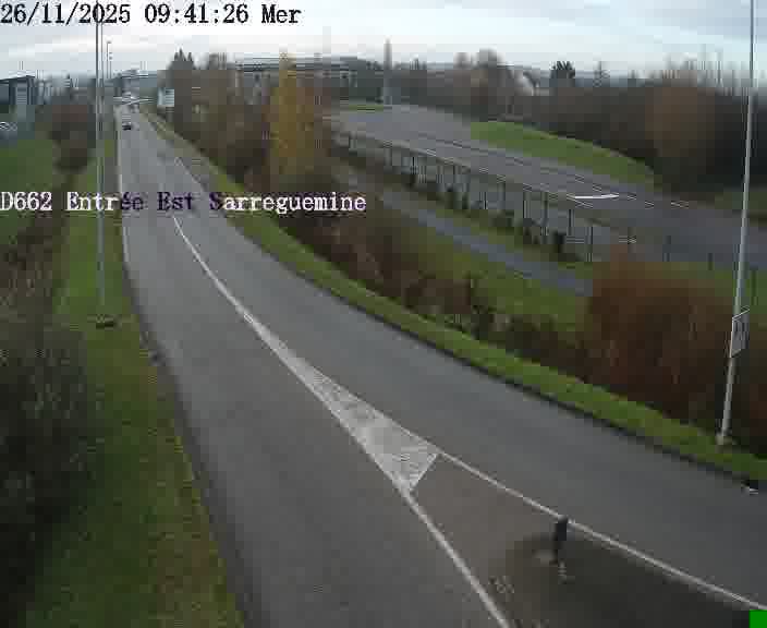 <h2>Point de vue trafic déployé sur D662 (France) à Sarreguemines, regardant vers Sarreguemines, aidant conducteurs et services à anticiper les flux.</h2>