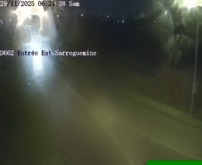 <h2>Point de vue trafic déployé sur D662 (France) à Sarreguemines, regardant vers Sarreguemines, aidant conducteurs et services à anticiper les flux.</h2>