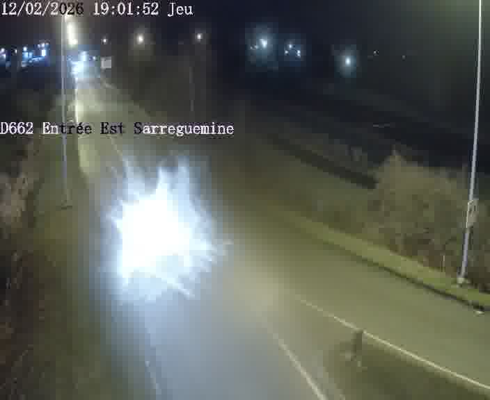 <h2>Point de vue trafic déployé sur D662 (France) à Sarreguemines, regardant vers Sarreguemines, aidant conducteurs et services à anticiper les flux.</h2>