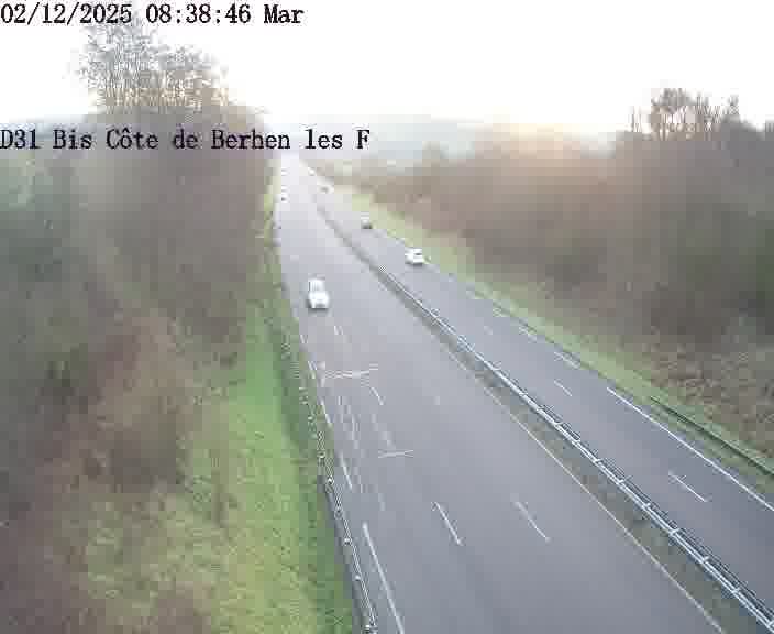 <h2>Webcam de surveillance sur D31bis (France) à Behren-lès-Forbach, cadrée vers Sarreguemines, proposant une information routière utile aux déplacements quotidiens.</h2>