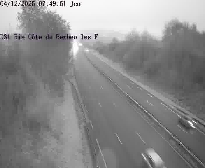 <h2>Webcam de surveillance sur D31bis (France) à Behren-lès-Forbach, cadrée vers Sarreguemines, proposant une information routière utile aux déplacements quotidiens.</h2>