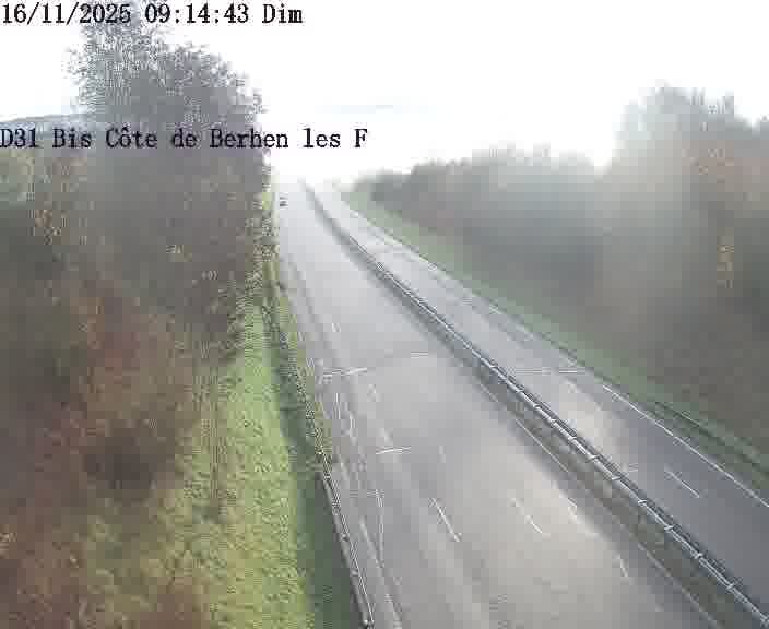 <h2>Webcam de surveillance sur D31bis (France) à Behren-lès-Forbach, cadrée vers Sarreguemines, proposant une information routière utile aux déplacements quotidiens.</h2>