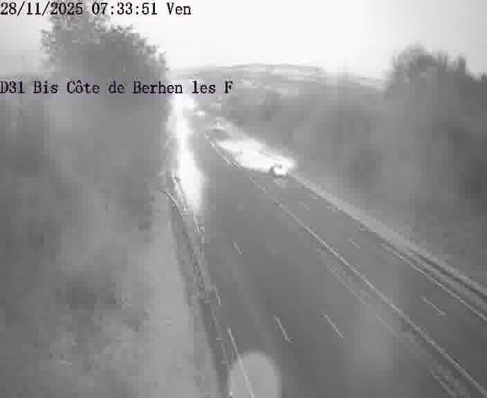 <h2>Webcam de surveillance sur D31bis (France) à Behren-lès-Forbach, cadrée vers Sarreguemines, proposant une information routière utile aux déplacements quotidiens.</h2>