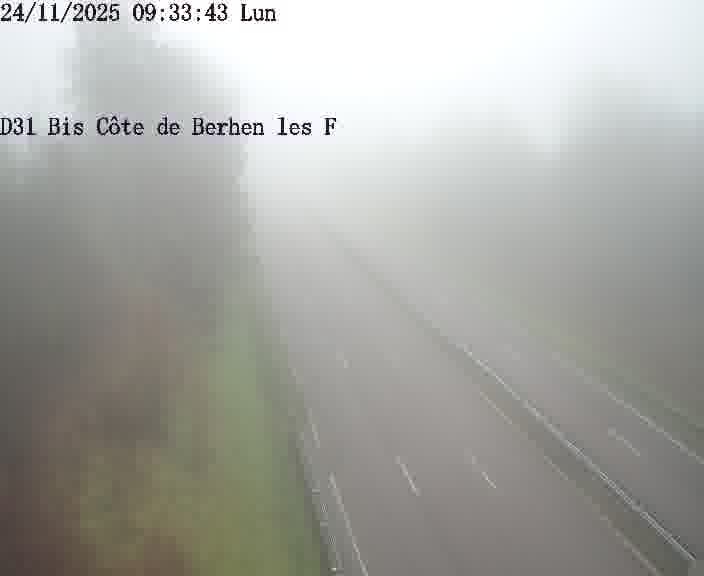 <h2>Webcam de surveillance sur D31bis (France) à Behren-lès-Forbach, cadrée vers Sarreguemines, proposant une information routière utile aux déplacements quotidiens.</h2>