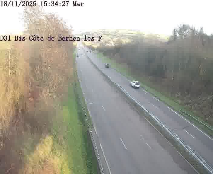 <h2>Webcam de surveillance sur D31bis (France) à Behren-lès-Forbach, cadrée vers Sarreguemines, proposant une information routière utile aux déplacements quotidiens.</h2>