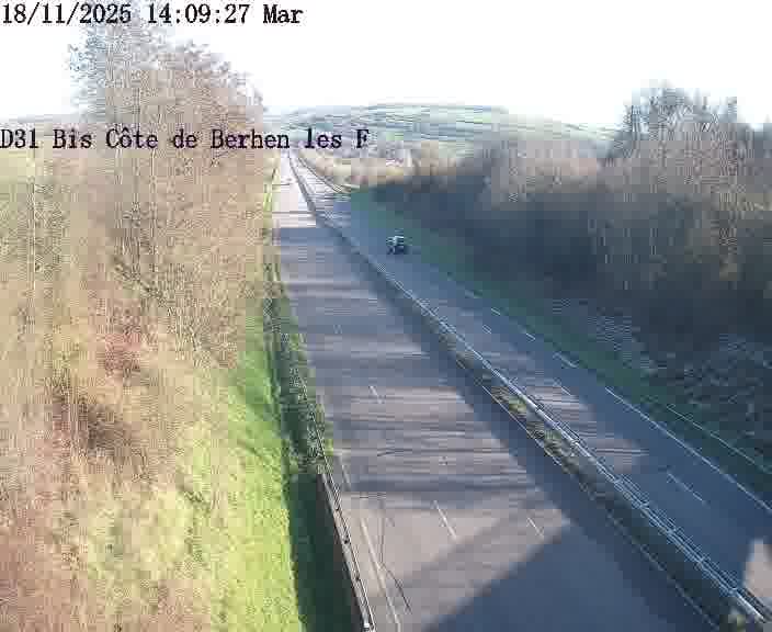 <h2>Webcam de surveillance sur D31bis (France) à Behren-lès-Forbach, cadrée vers Sarreguemines, proposant une information routière utile aux déplacements quotidiens.</h2>