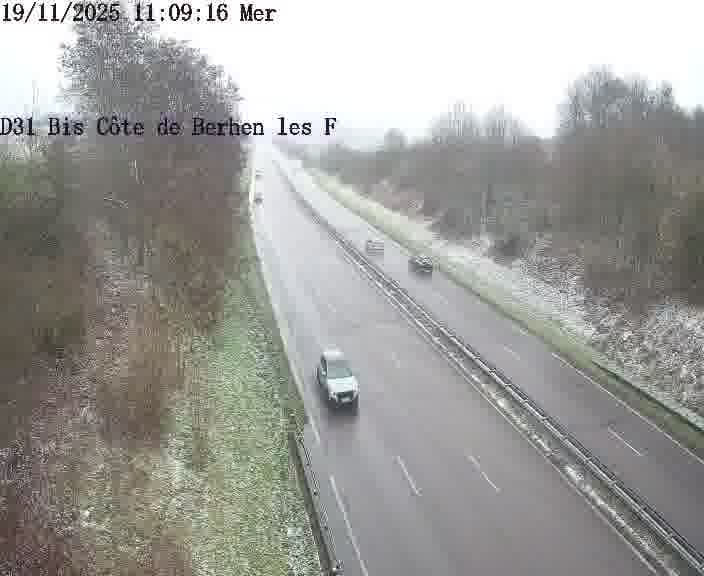 <h2>Webcam de surveillance sur D31bis (France) à Behren-lès-Forbach, cadrée vers Sarreguemines, proposant une information routière utile aux déplacements quotidiens.</h2>