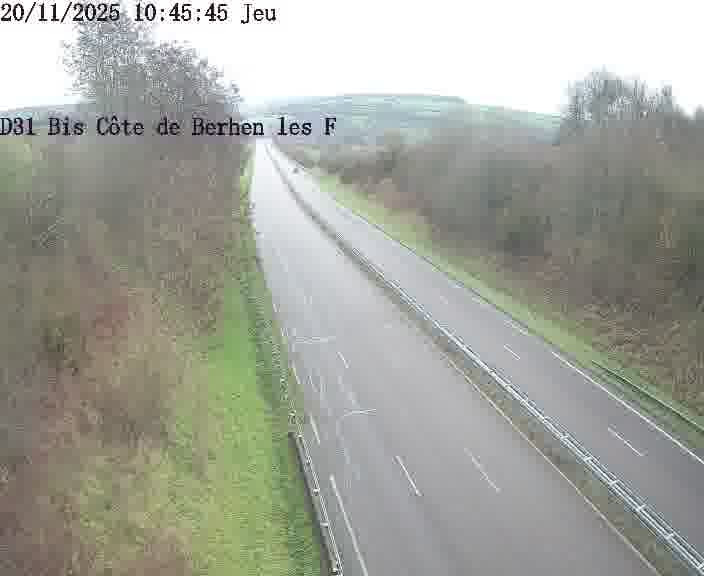 <h2>Webcam de surveillance sur D31bis (France) à Behren-lès-Forbach, cadrée vers Sarreguemines, proposant une information routière utile aux déplacements quotidiens.</h2>