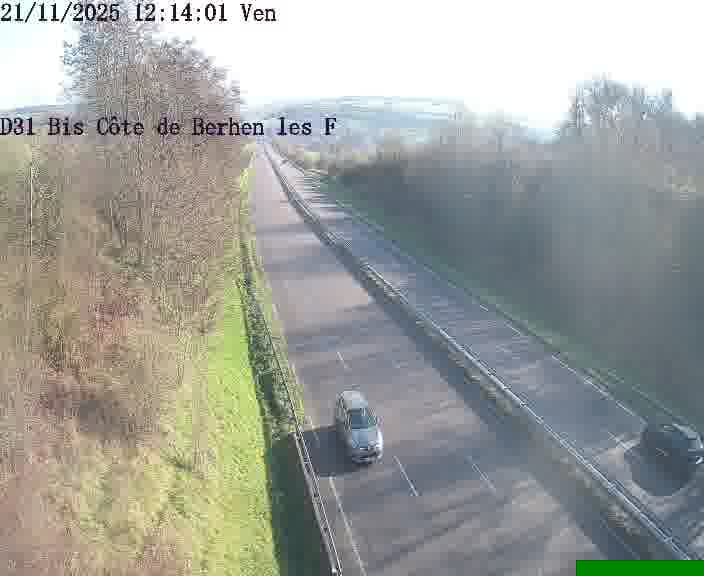 <h2>Webcam de surveillance sur D31bis (France) à Behren-lès-Forbach, cadrée vers Sarreguemines, proposant une information routière utile aux déplacements quotidiens.</h2>