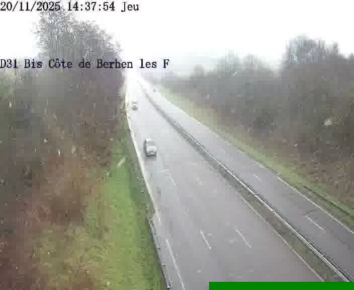 <h2>Webcam de surveillance sur D31bis (France) à Behren-lès-Forbach, cadrée vers Sarreguemines, proposant une information routière utile aux déplacements quotidiens.</h2>