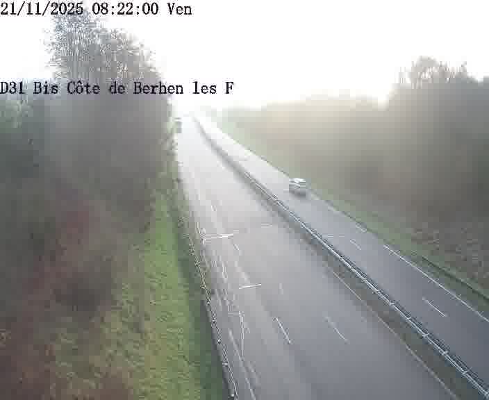<h2>Webcam de surveillance sur D31bis (France) à Behren-lès-Forbach, cadrée vers Sarreguemines, proposant une information routière utile aux déplacements quotidiens.</h2>