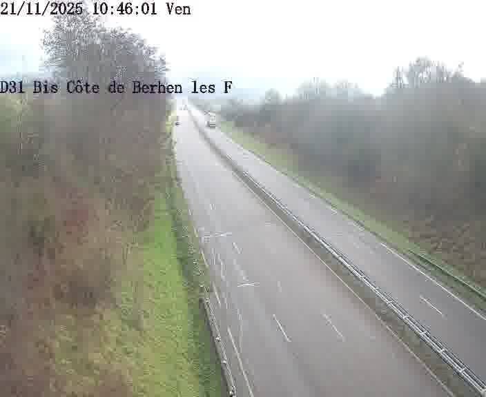 <h2>Webcam de surveillance sur D31bis (France) à Behren-lès-Forbach, cadrée vers Sarreguemines, proposant une information routière utile aux déplacements quotidiens.</h2>