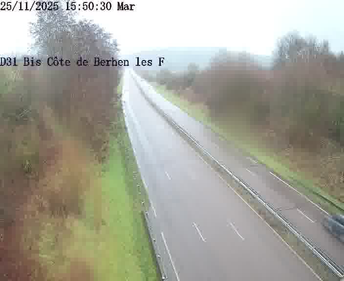 <h2>Webcam de surveillance sur D31bis (France) à Behren-lès-Forbach, cadrée vers Sarreguemines, proposant une information routière utile aux déplacements quotidiens.</h2>