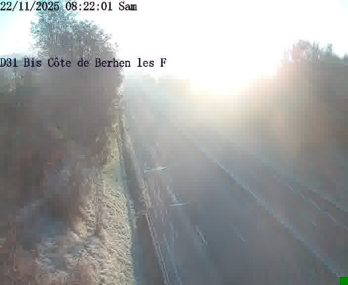 <h2>Webcam de surveillance sur D31bis (France) à Behren-lès-Forbach, cadrée vers Sarreguemines, proposant une information routière utile aux déplacements quotidiens.</h2>