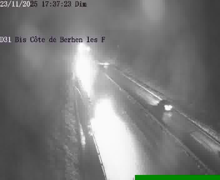 <h2>Webcam de surveillance sur D31bis (France) à Behren-lès-Forbach, cadrée vers Sarreguemines, proposant une information routière utile aux déplacements quotidiens.</h2>