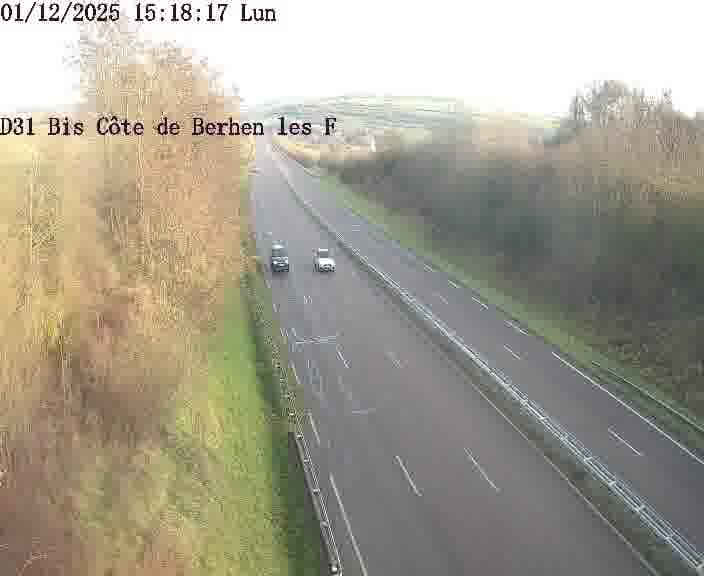 <h2>Webcam de surveillance sur D31bis (France) à Behren-lès-Forbach, cadrée vers Sarreguemines, proposant une information routière utile aux déplacements quotidiens.</h2>