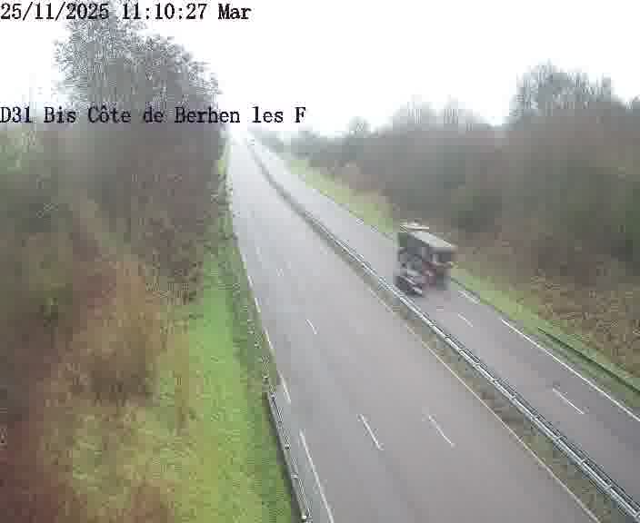 <h2>Webcam de surveillance sur D31bis (France) à Behren-lès-Forbach, cadrée vers Sarreguemines, proposant une information routière utile aux déplacements quotidiens.</h2>
