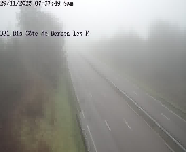 <h2>Webcam de surveillance sur D31bis (France) à Behren-lès-Forbach, cadrée vers Sarreguemines, proposant une information routière utile aux déplacements quotidiens.</h2>