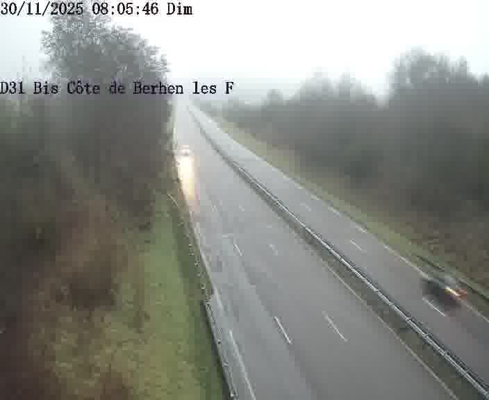<h2>Webcam de surveillance sur D31bis (France) à Behren-lès-Forbach, cadrée vers Sarreguemines, proposant une information routière utile aux déplacements quotidiens.</h2>