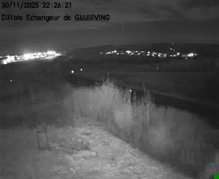 <h2>Dispositif d’observation sur D31bis (France) à Gaubiving, en direction de Sarreguemines, offrant une visualisation fiable des conditions de circulation.</h2>