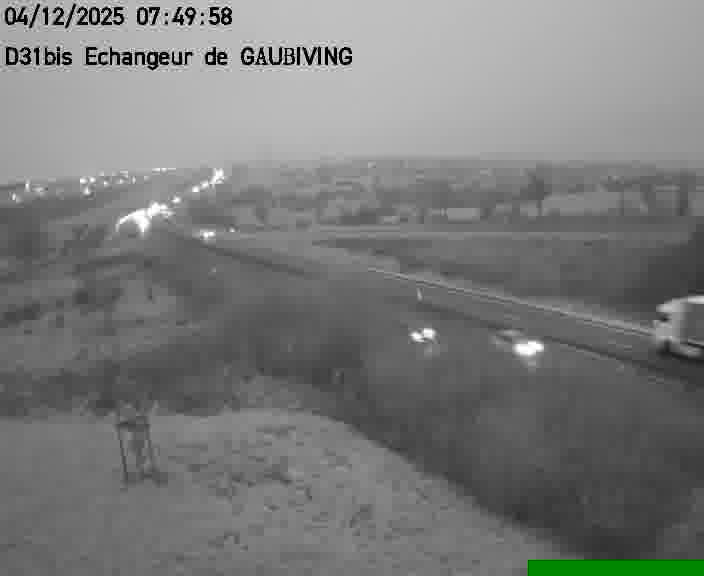 <h2>Dispositif d’observation sur D31bis (France) à Gaubiving, en direction de Sarreguemines, offrant une visualisation fiable des conditions de circulation.</h2>