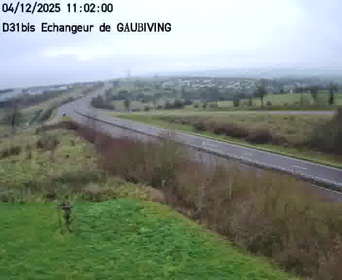<h2>Dispositif d’observation sur D31bis (France) à Gaubiving, en direction de Sarreguemines, offrant une visualisation fiable des conditions de circulation.</h2>