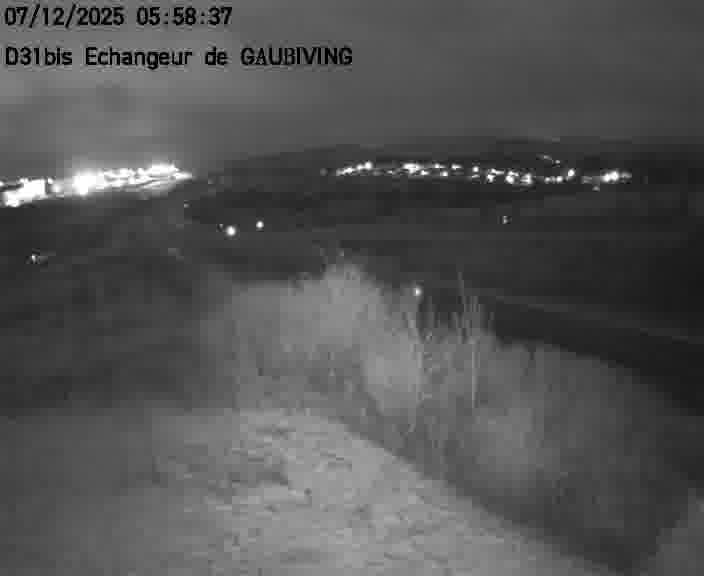 <h2>Dispositif d’observation sur D31bis (France) à Gaubiving, en direction de Sarreguemines, offrant une visualisation fiable des conditions de circulation.</h2>