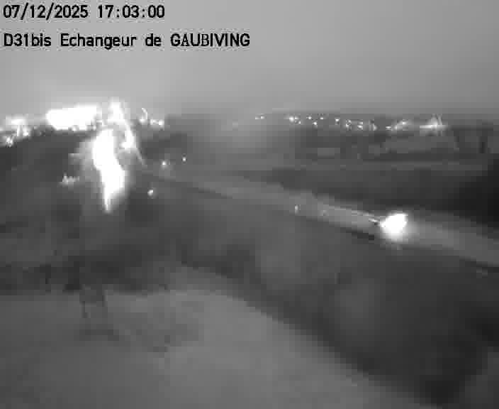 <h2>Dispositif d’observation sur D31bis (France) à Gaubiving, en direction de Sarreguemines, offrant une visualisation fiable des conditions de circulation.</h2>