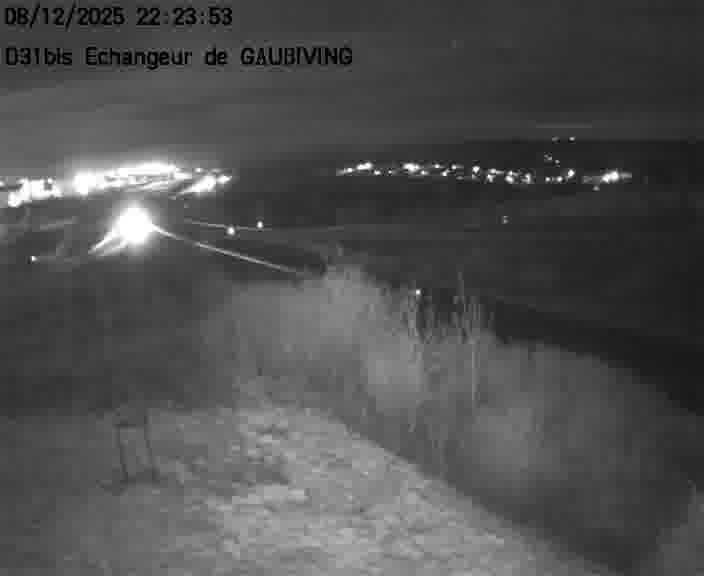 <h2>Dispositif d’observation sur D31bis (France) à Gaubiving, en direction de Sarreguemines, offrant une visualisation fiable des conditions de circulation.</h2>